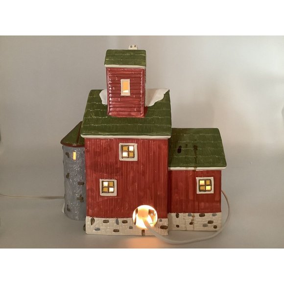 Dept. 56 J. Young's Granary Porcelain House - Picture 8 of 16